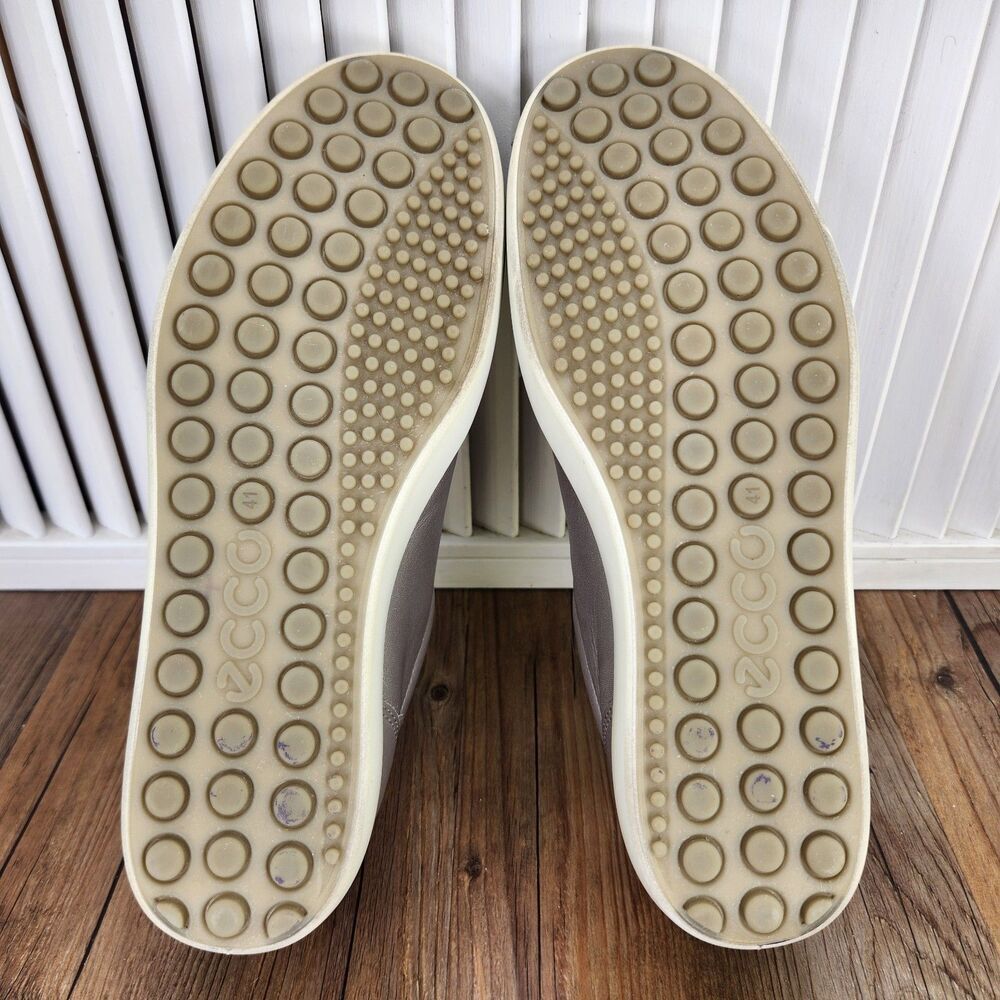 ECCO Soft 7 Womens 10.5 EU 41 Metallic Gray Casual City Lifestyle Sneakers Shoes - Picture 7 of 9